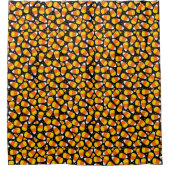 Candy Corn Halloween Duschvorhang (Vorderseite)