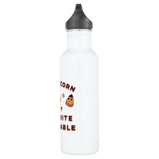Candy Corn Halloween Edelstahlflasche (Rechts)