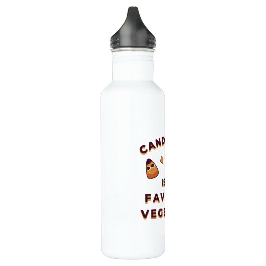 Candy Corn Halloween Edelstahlflasche (Links)