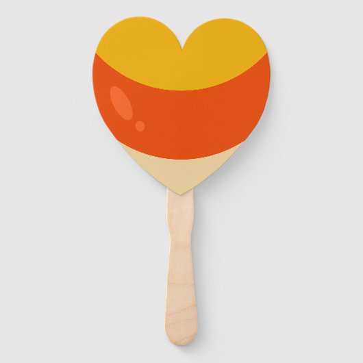 Candy Corn Halloween Fächer (Rückseite)