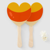 Candy Corn Halloween Fächer (Vorne und Hinten)