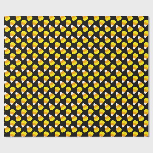 Candy Corn Halloween Geschenkpapier (Flach)