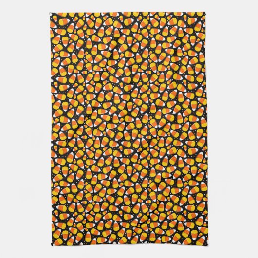 Candy Corn Halloween Geschirrtuch (Vertikal)