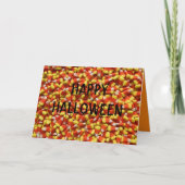 CANDY CORN HALLOWEEN KARTE (Vorderseite)