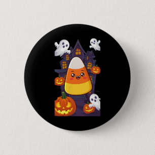 Candy Corn Halloween-Kostüm Button