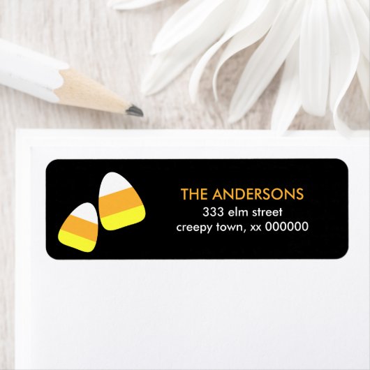 Candy Corn Halloween Labels (Insitu)