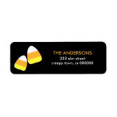 Candy Corn Halloween Labels (Vorne)