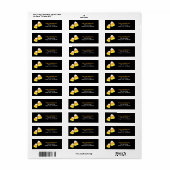 Candy Corn Halloween Labels (Vorne)