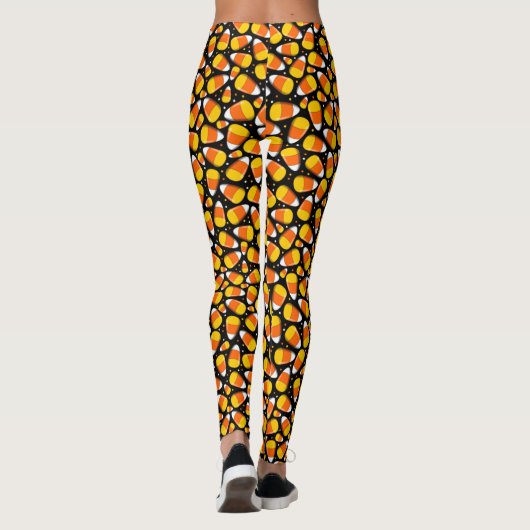 Candy Corn Halloween Leggings (Rückseite)