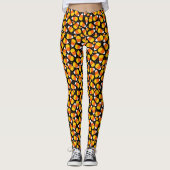 Candy Corn Halloween Leggings (Vorderseite)