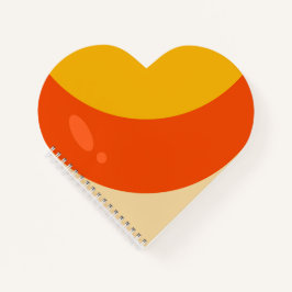 Candy Corn Halloween Notizblock