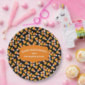 Candy Corn Halloween-Party Pappteller (Party)