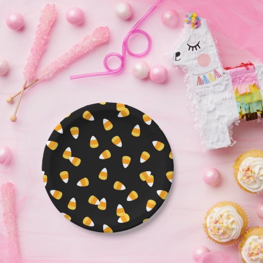 Candy Corn Halloween-Party Pappteller (Party)