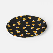 Candy Corn Halloween-Party Pappteller (Schrägansicht)