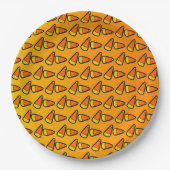 Candy Corn Halloween-Party Pappteller (Vorderseite)