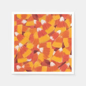 Candy Corn Halloween-Party Serviette (Vorderseite)
