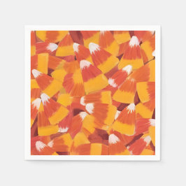 Candy Corn Halloween-Party Serviette