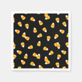 Candy Corn Halloween-Party Serviette (Vorderseite)