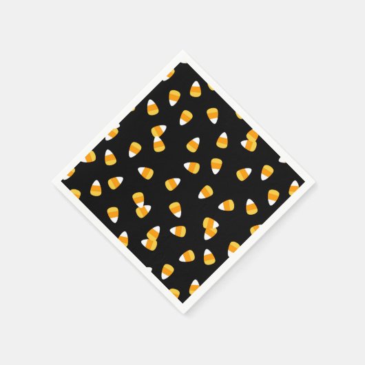 Candy Corn Halloween-Party Serviette (Ecke)