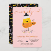Candy Corn Halloween Party Trick oder Leckerbissen Einladung (Vorne/Hinten)