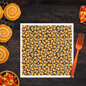 Candy Corn Halloween Serviette