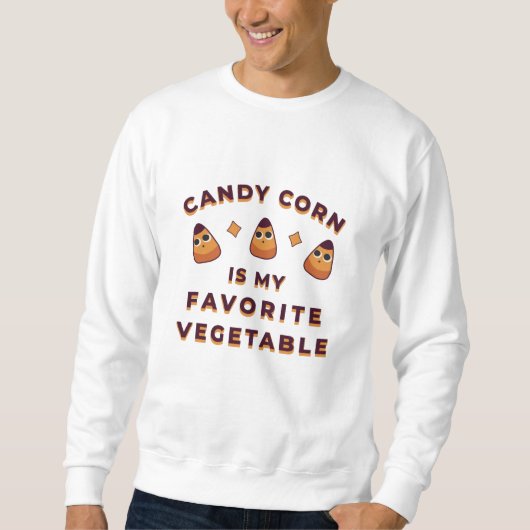 Candy Corn Halloween Sweatshirt (Vorderseite)