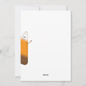 Candy Corn Happy Fall Holiday Card Feiertagskarte (Rückseite)