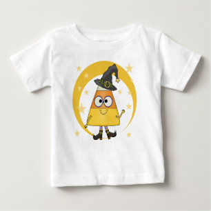 Candy Corn Hexe Halloween Baby T-shirt