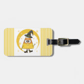 Candy Corn Hexe Halloween Gepäckanhänger (Vorderseite horizontal)