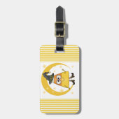 Candy Corn Hexe Halloween Gepäckanhänger (Vorderseite vertikal)