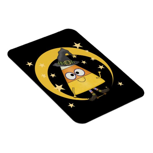 Candy Corn Hexe Halloween Magnet (Rechte Seite)