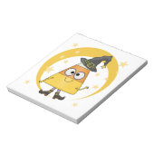 Candy Corn Hexe Halloween Notizblock (Rotiert)