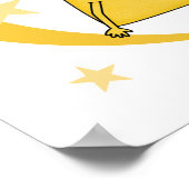 Candy Corn Hexe Halloween Poster (Ecke)