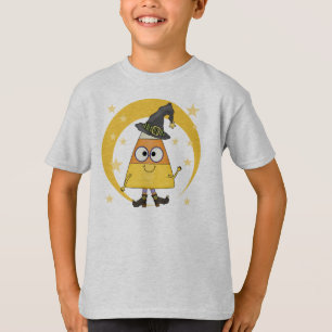 Candy Corn Hexe Halloween T-Shirt