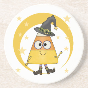 Candy Corn Hexe Halloween Untersetzer