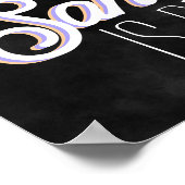 Candy Corn "I Riech a Child" Personalisiert Poster (Ecke)