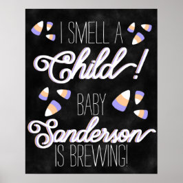 Candy Corn "I Riech a Child" Personalisiert Poster