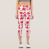 Candy Corn in Reds Capri Leggings (Vorderseite)