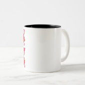 Candy Corn in Reds Zweifarbige Tasse (VorderseiteRechts)