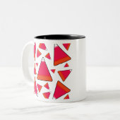 Candy Corn in Reds Zweifarbige Tasse (Vorderseite Links)