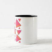 Candy Corn in Reds Zweifarbige Tasse (Mittel)