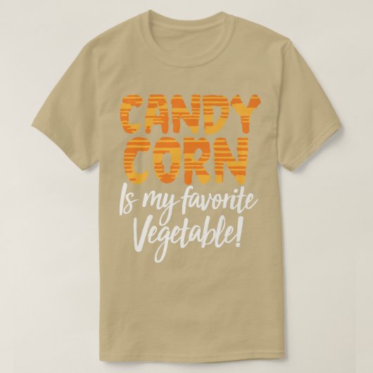 Candy Corn ist mein Lieblingskommel T-Shirt (Design vorne)