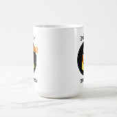 Candy Corn Kaffee mit Halloween-Schrecken Kaffeetasse (Mittel)
