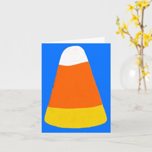 Candy Corn Karte (Gelbe Blume)
