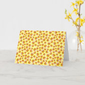 Candy Corn Karte (Gelbe Blume)