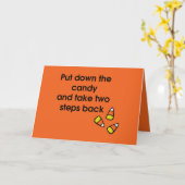 Candy Corn Karte (Gelbe Blume)