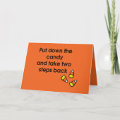Candy Corn Karte (Vorderseite)