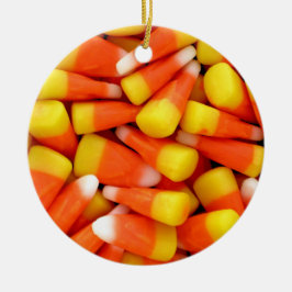 Candy Corn Keramik Ornament