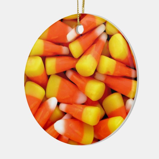 Candy Corn Keramik Ornament (Links)
