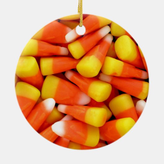 Candy Corn Keramik Ornament (Hinten)